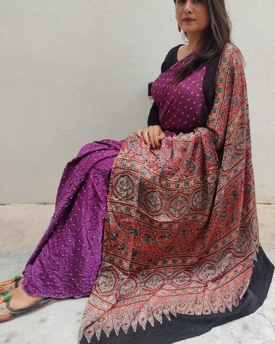MVF SAREE MARIYA QUEEN Bandhani Saree - Multi Color, Traditional Style for All Seasons | Bollywood Inspired Fashion Statement