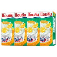 Anlene Bone Active Uht Orange Yoghurt Beverage - 180ml Box Of 4 , High Calcium And Vitamin Enriched For Strong Bone Health