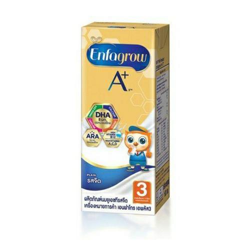 Enfagrow A + 3 Plain Flavor UHT Milk 180ml x 3pcs
