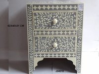 Resin  Inlay Stool