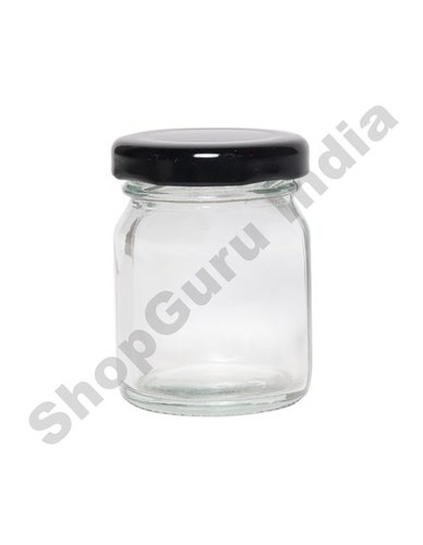 60 ML Cylindrical Glass Jar