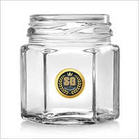 45ml Hexagonal Glass Jar