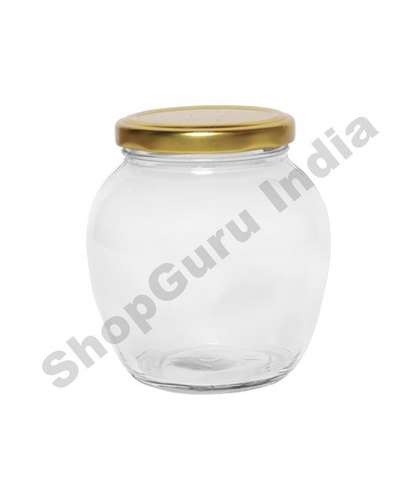 Transparent 350 Ml  Matki Glass Jar