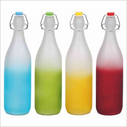 1000 ML Frosted Color Glass Swing Bottles