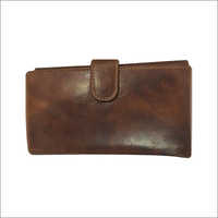 Ladies Leather Foldable Wallet