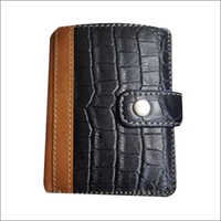 Mens High Wallet with Metal Card Case