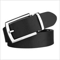 Genuine Black Leather Mens Belt