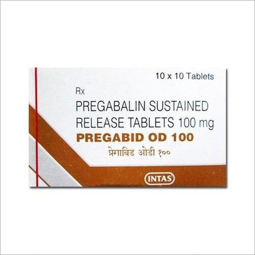 100 Pregabalin Sustained Release Tablets
