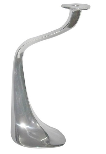 Silver Aluminium Candle Holder Stand