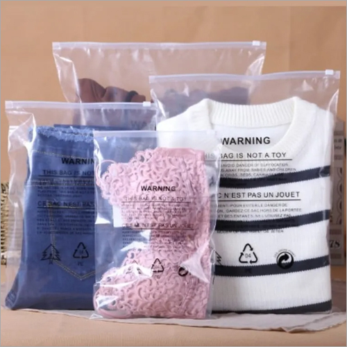 LD Printed Slider Zip Lock Poly Bag
