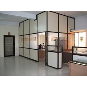 Aluminium Office Glass Partition Panel By AIM INTERIORS