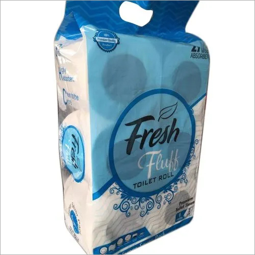 6 In 1 Toilet Roll - White, Household & Commercial Application | Versatile Cleaning Solution for Everyday Use
