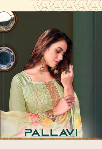 Pallavi Digital Premium Cotton With Full Jal Work Salwar Suits Catalog
