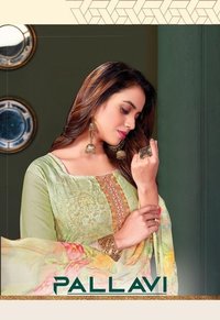 Pallavi Digital Premium Cotton With Full Jal Work Salwar Suits Catalog