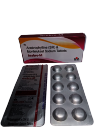 Acebrophylline 200mg + Montelukast 10mg(Sr) Tablet