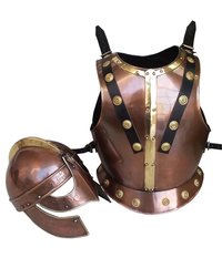 Medieval Valsgarde Breastplate Armor Costume Armor and Helmet