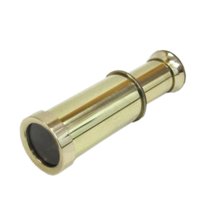 4 Inch Full Brass Retractable Telescope Collectible Folding Marine Telescope