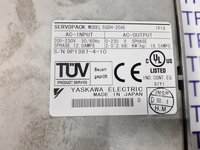 YASKAWA SERVOPACK AC SERVO DRIVE SGDH-20AE