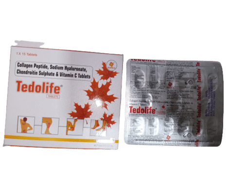 Collagen peptide+Sodium Hyaluronate+Chondroitin Sulphate+Vitamin C Tablets