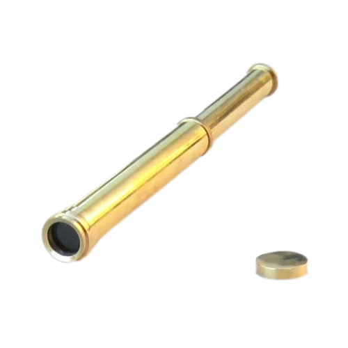 9 Inch Brass Retractable Telescope