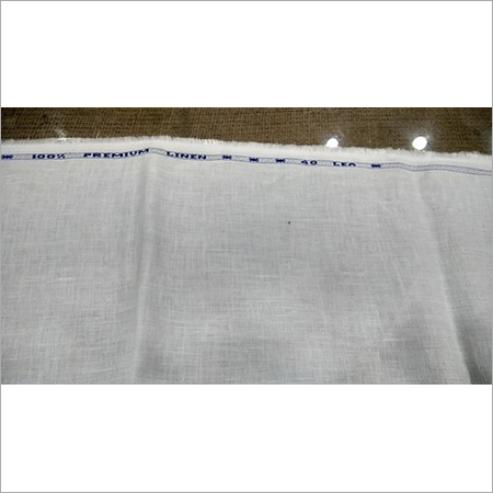 40 Lea White Premium Linen Fabric