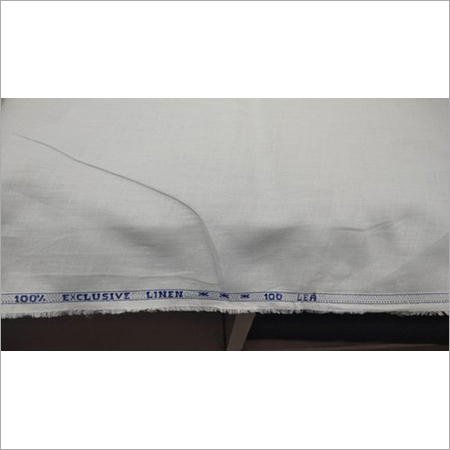 100 Lea White Exclusive Linen Fabric