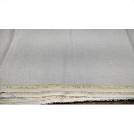 120 Lea White Superfine Linen Fabric