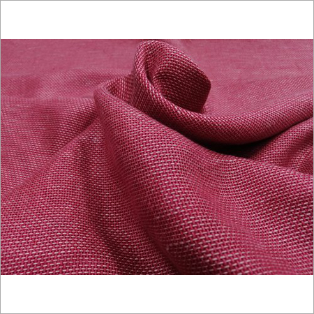 Purple Jute Linen Fabric