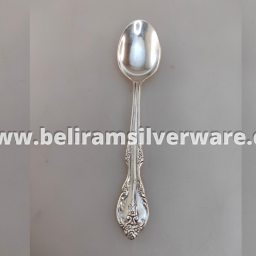 Fiddle Shaped Nakshi Silver Spoon