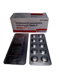 Montelukast+ Levocetirizine+ Hydrochloride Tablets