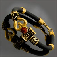Silicone Om Darmu Golden Bracelet