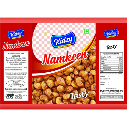 Peanut Namkeen - Plastic Sealed Pouch, 15x20cm, 200gm | Crispy Texture, Delicious Taste, High Quality, Ready to Eat Snack