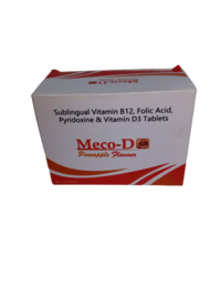 Sublingual +Folic Acid+Pyridoxine+VitaminD3 Tablets