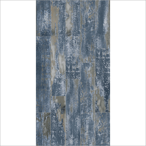 Strip Line Blue Wooden Flooring