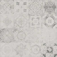 Akra Grey Patchwork Matt Glazed Vitrified Tiles