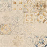 Arka Crema Patchwork Matt Glazed Vitrified Tiles
