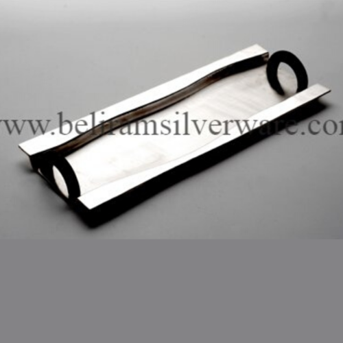 Modern Rectangle Silver Tray