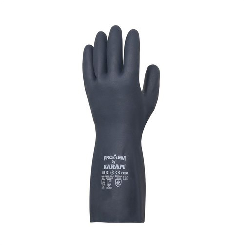Blue Karam Safety Neoprene Gloves
