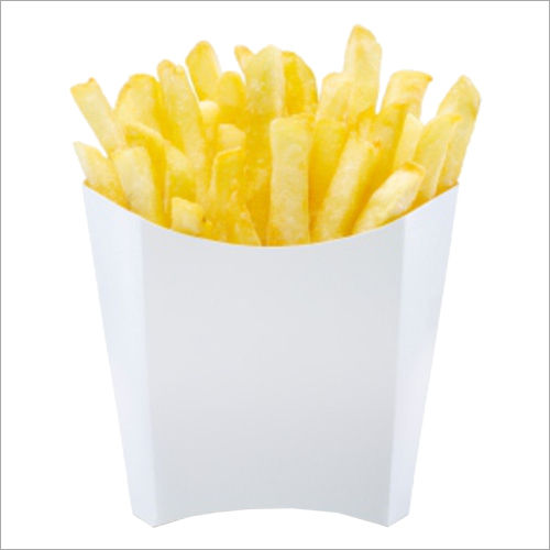 French Fries Packaging White Box