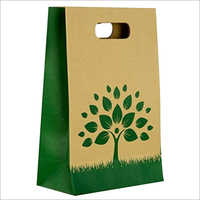 Printed D Shopping Bag