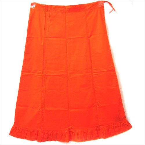 Orange Poplin Petticoat