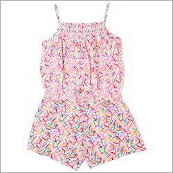 Baby Jumpsuit - Cotton Blend, Available in Different Colors | Washable, Printed Design for Girls, Ideal for Kids