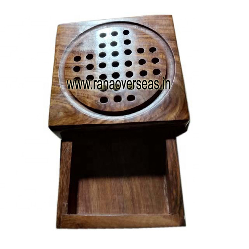 Wood Wooden Incense Burner Box