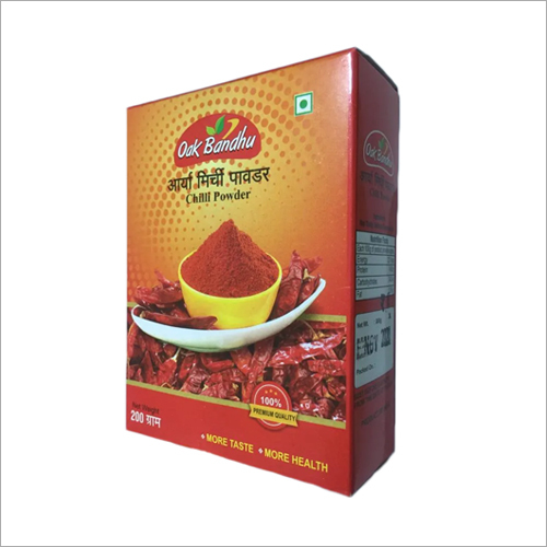 Red Chilli Powder - 200 GM Premium Quality | Bright Red Color, Dry Storage, Fine Powder Texture