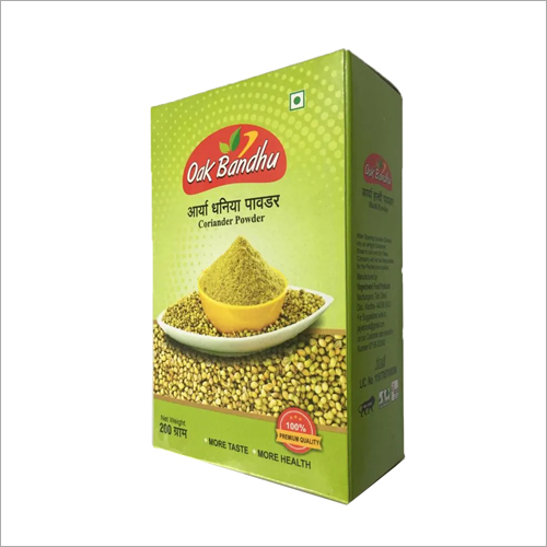 200 GM Coriander Powder - Grade A | Fine Powder, Ideal for Storage in Dry Place, Versatile Usage for Culinary Applications