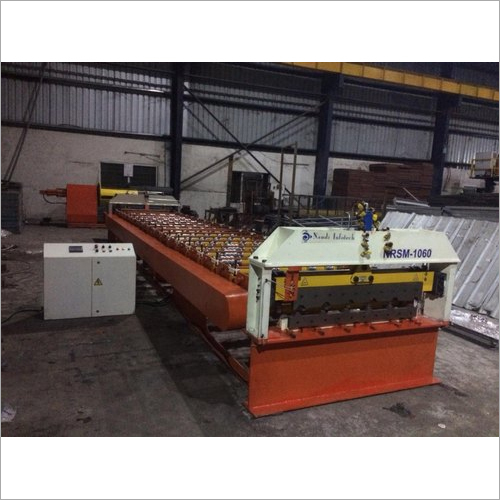 Semi Automatic Roofing Sheet Making Machine - Steel, 7.0x1.6x1.2m Dimensions, 0.3-0.8mm Thickness | PLC Control, Semi-Automatic Operation, 10-15 Ton/day Capacity, 380V Voltage