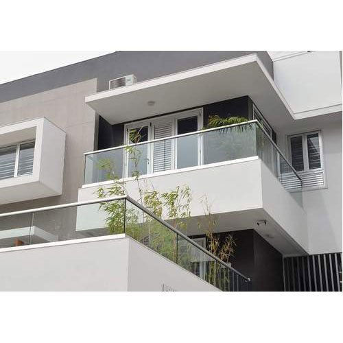 Iris Aluminium Railing Glass Thickness: 12Mm