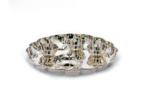 Polished Scalloped Plated With Bowls
