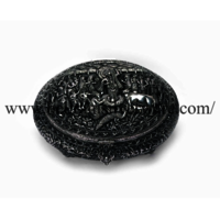 Krishna Govardhan Parvat Leela Nakshi Silver Box