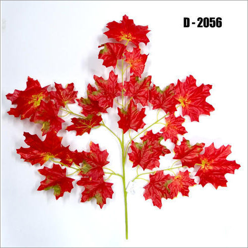 D2056 Red Maple Artificial Leaves 